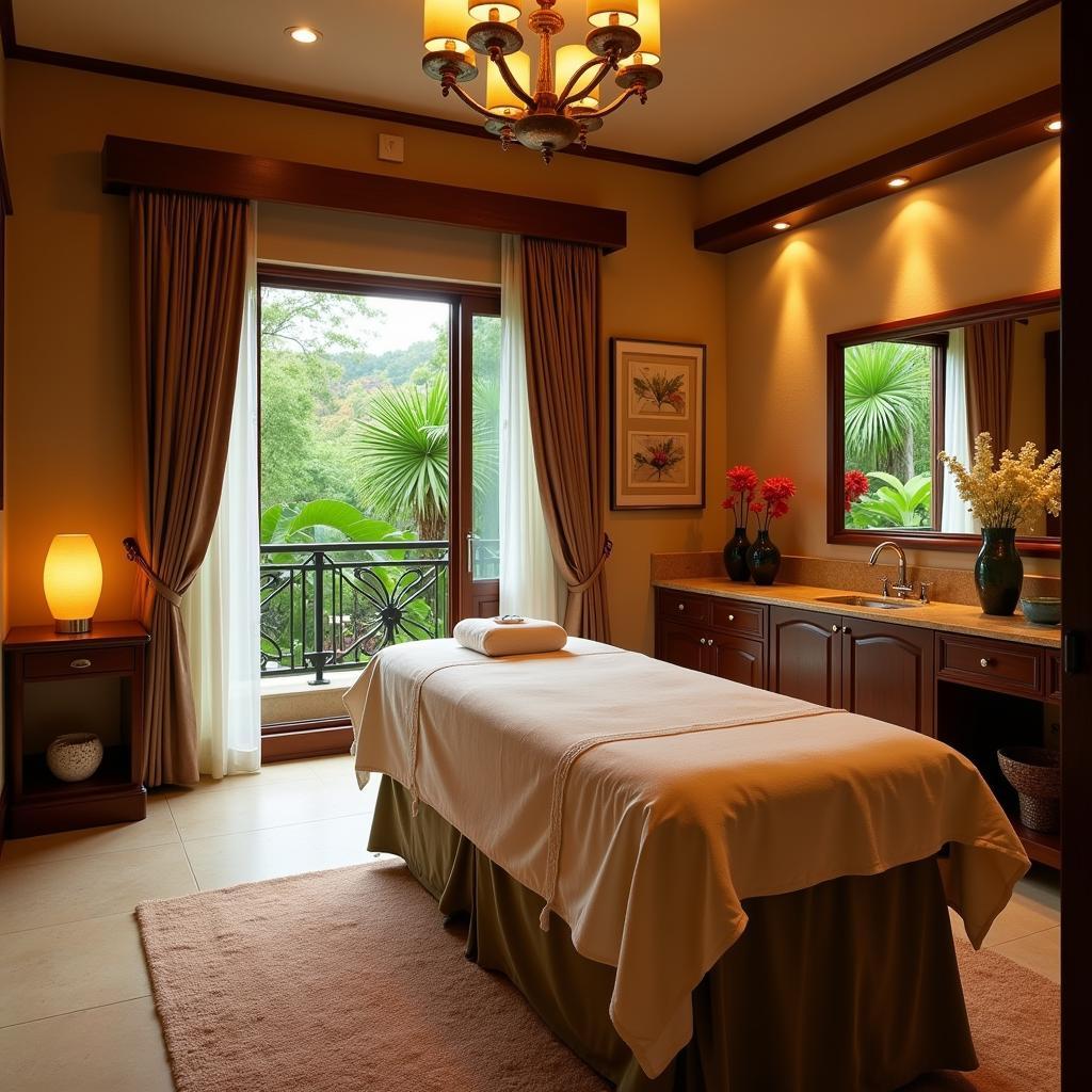 Luxurious Bali Relax Spa Treatment Room