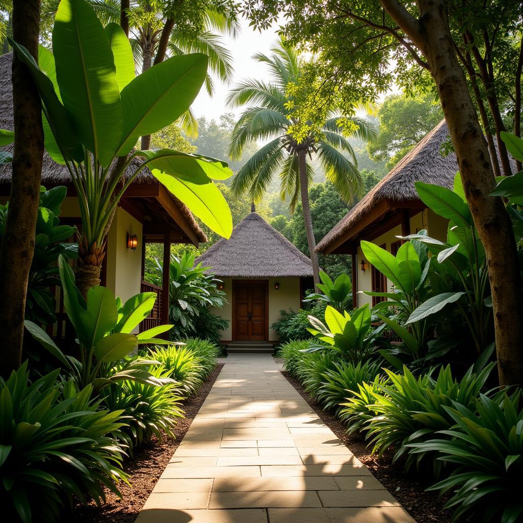 Tranquil Bali Relax Spa amidst Tropical Greenery