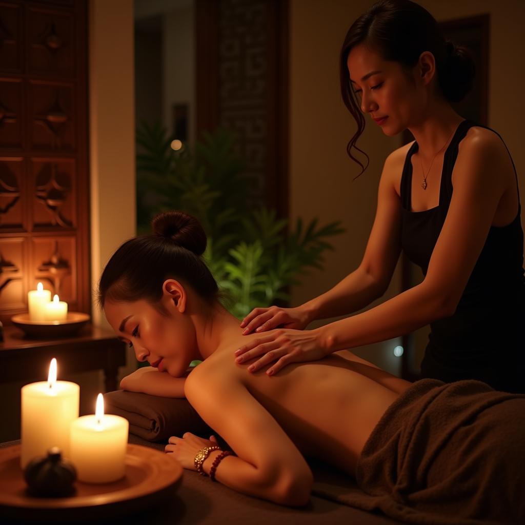 Balinese Massage at a Flame Spa