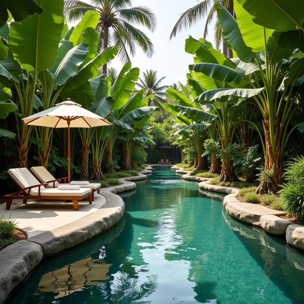 Tranquil Setting at a Banana Resort & Spa