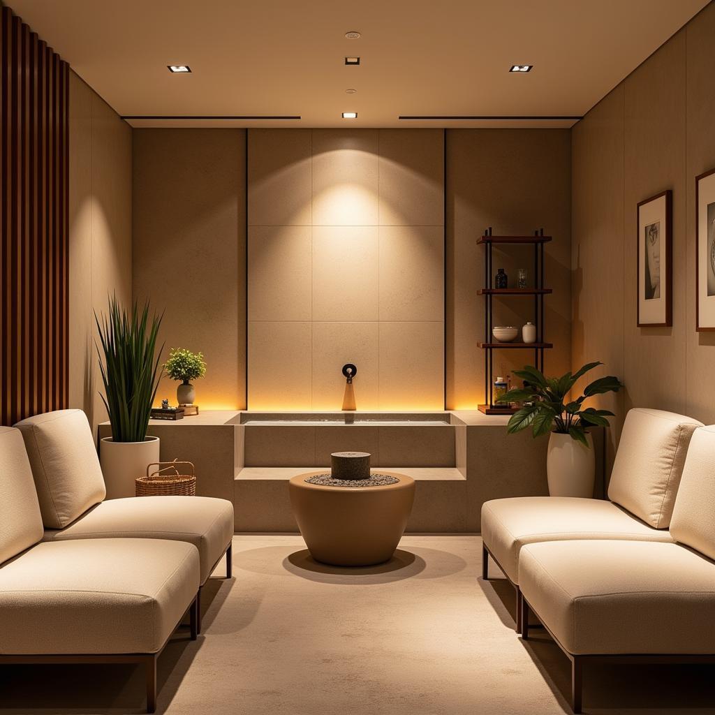 Relaxation Area at a Bangalore Commercial Spa