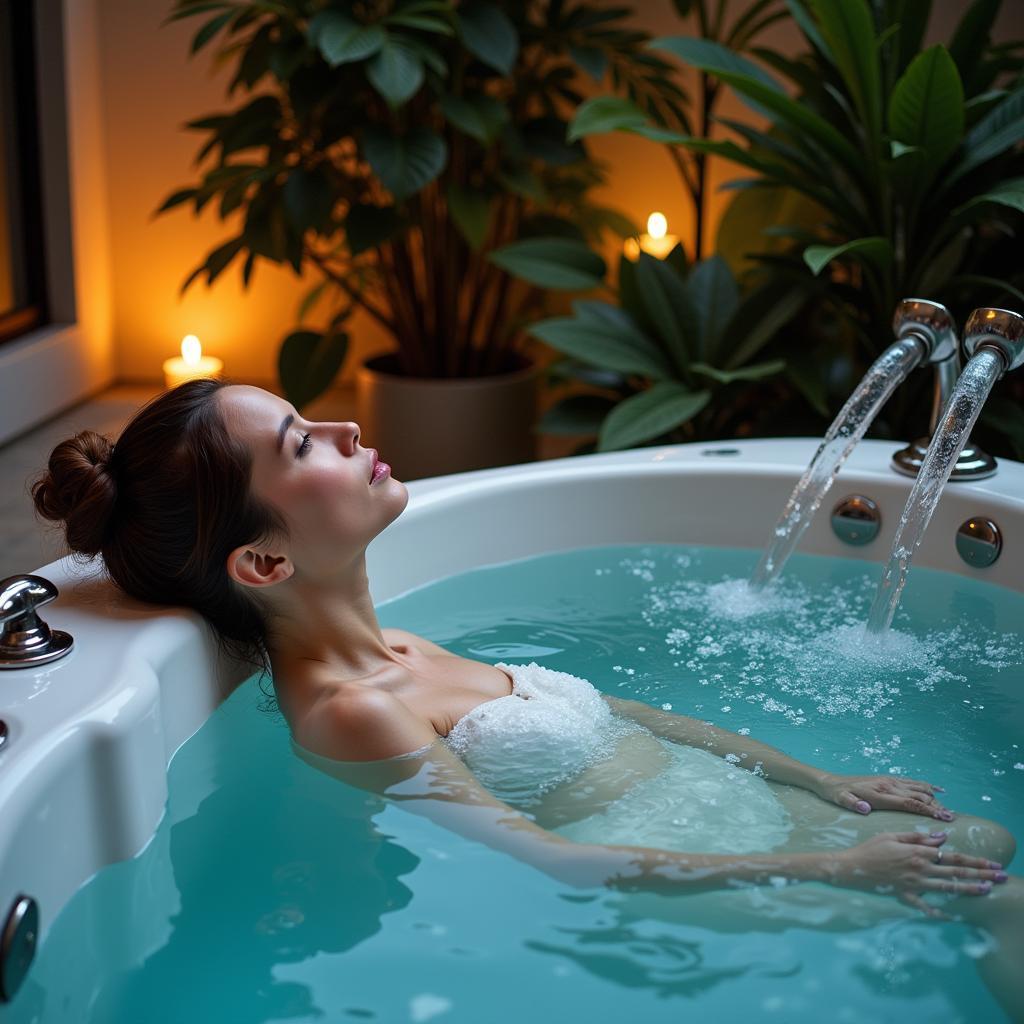 Hydrotherapy at a Bath Spa Station