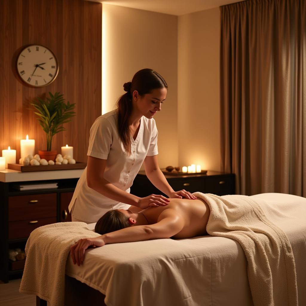 Relaxing Massage Therapy at a Belgian Spa