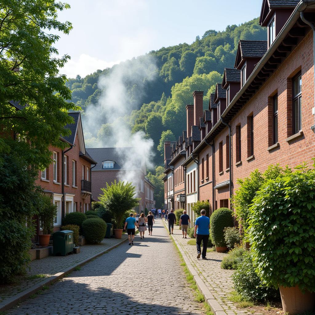 Historic Spa Town in Belgium