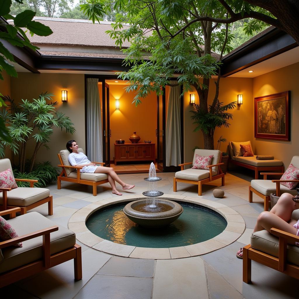 Tranquil Relaxation Area at a Day Spa in Benoni