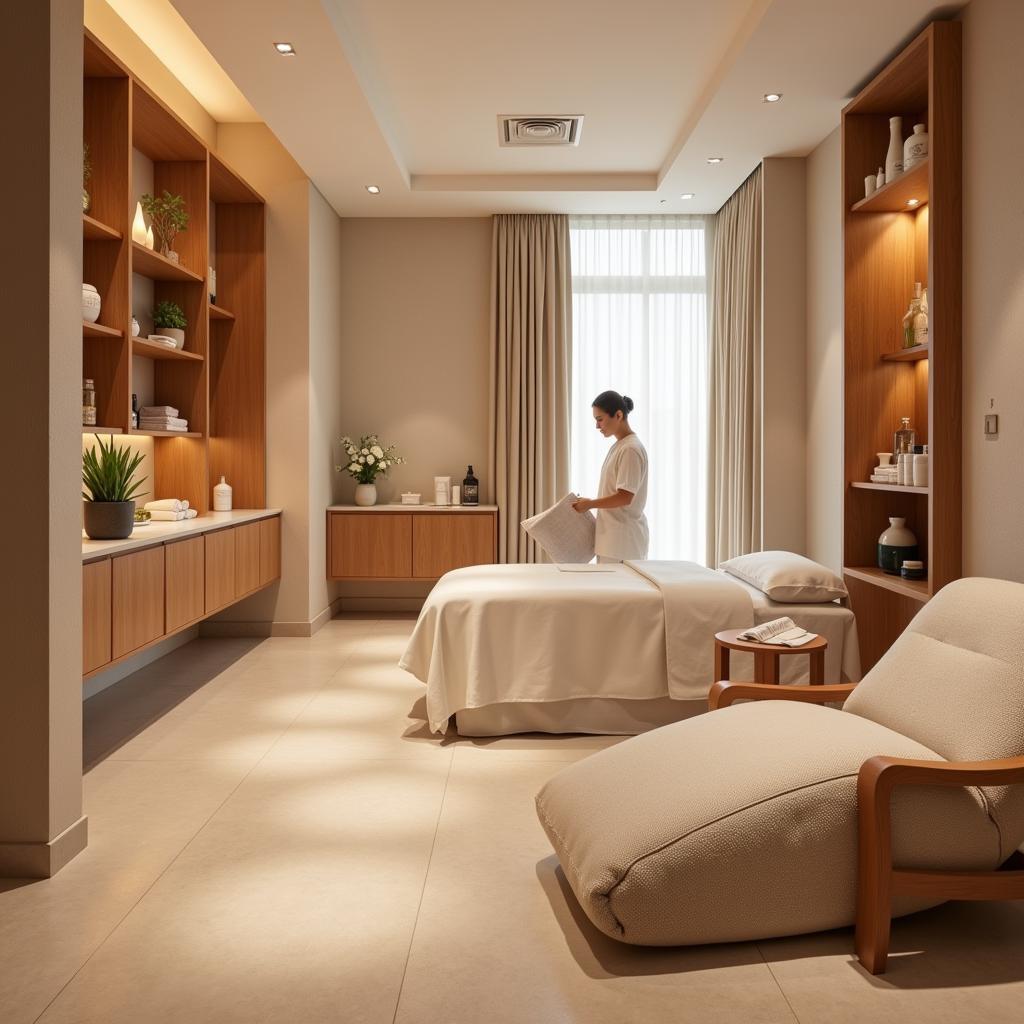 Luxurious spa interior in Chandigarh