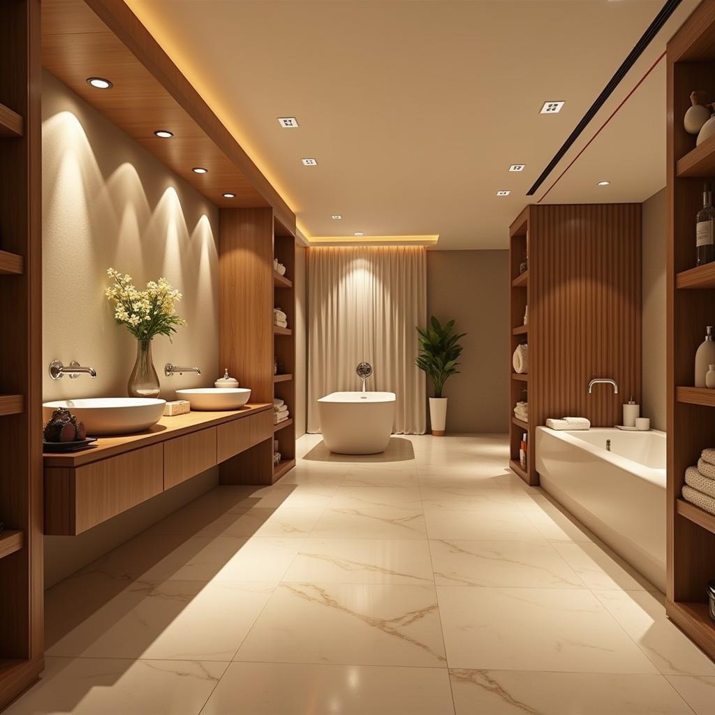 Luxurious Interior of Best Spa in Rohini Delhi