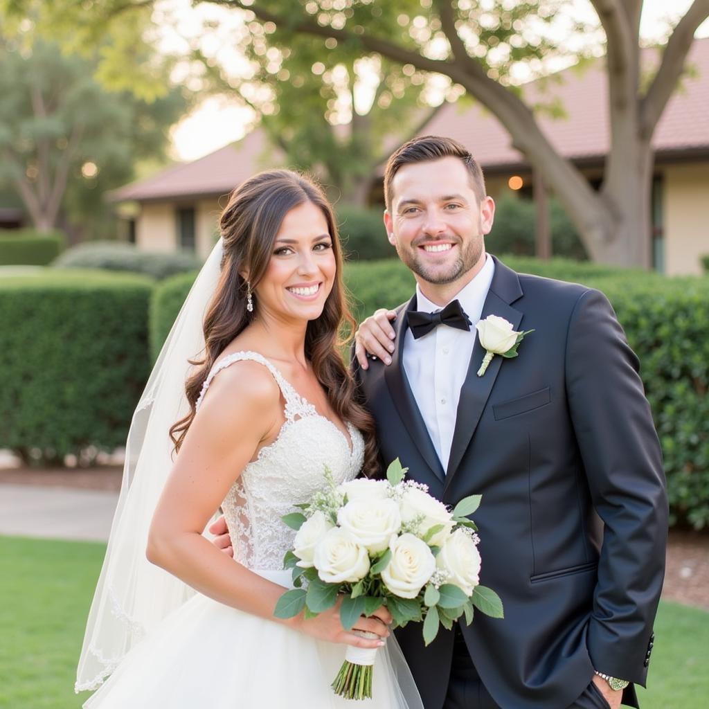 Happy Couple at Bonaventure Resort and Spa Wedding