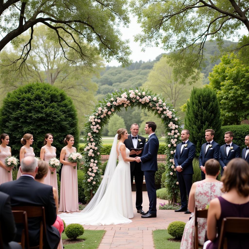 Outdoor Wedding Ceremony at Bonaventure Resort