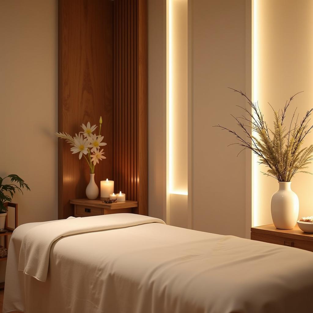 Relaxing Botanica Spa Treatment Room