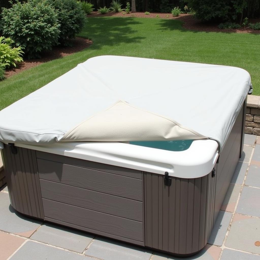 Protecting a Cal Spa Hot Tub Cover from the Elements