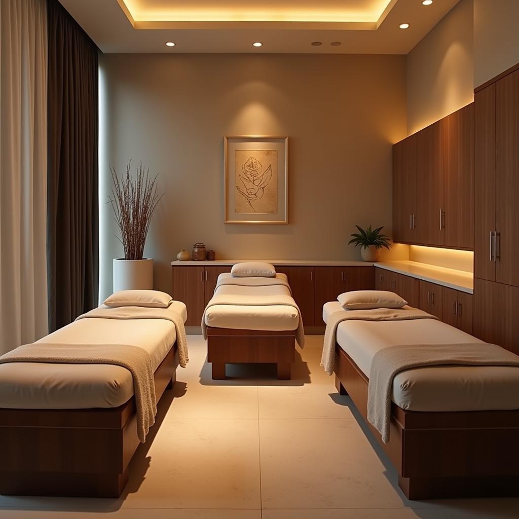 Tranquil Relaxation Area at Care Spa Fatehabad Agra