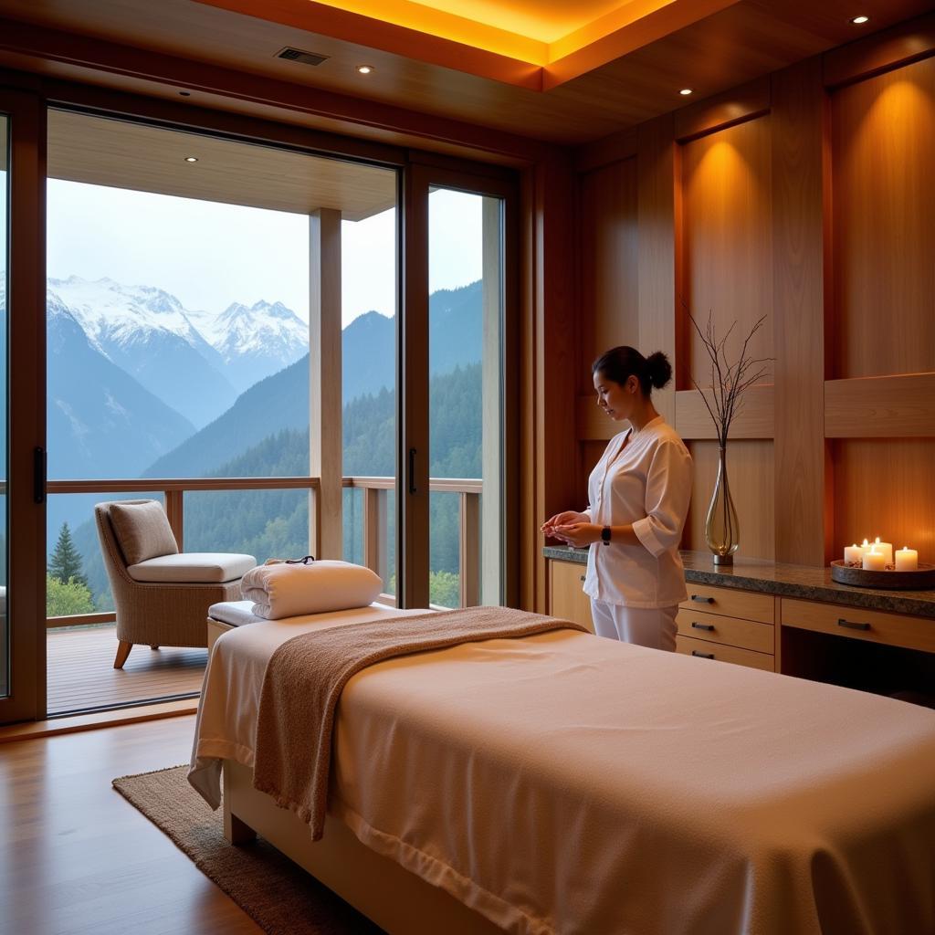 Cedar Grand Spa Treatment Room in Shimla