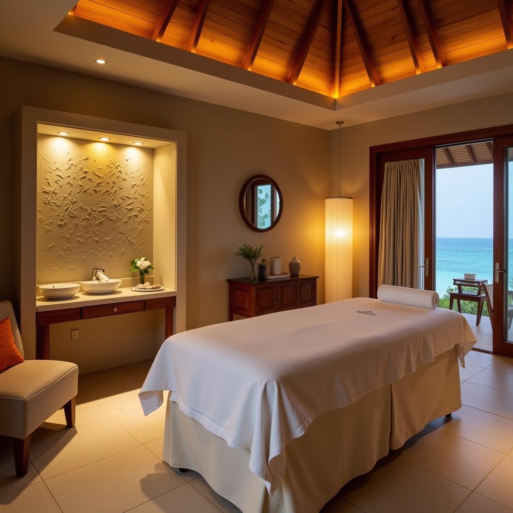 Tranquil Spa Treatment Room at Centara Ras Fushi