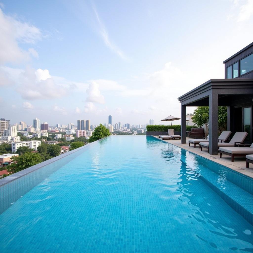 Rooftop Pool at Central Nova Hotel Pattaya