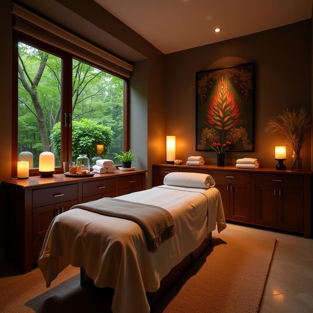 Spa treatment room in Chennai