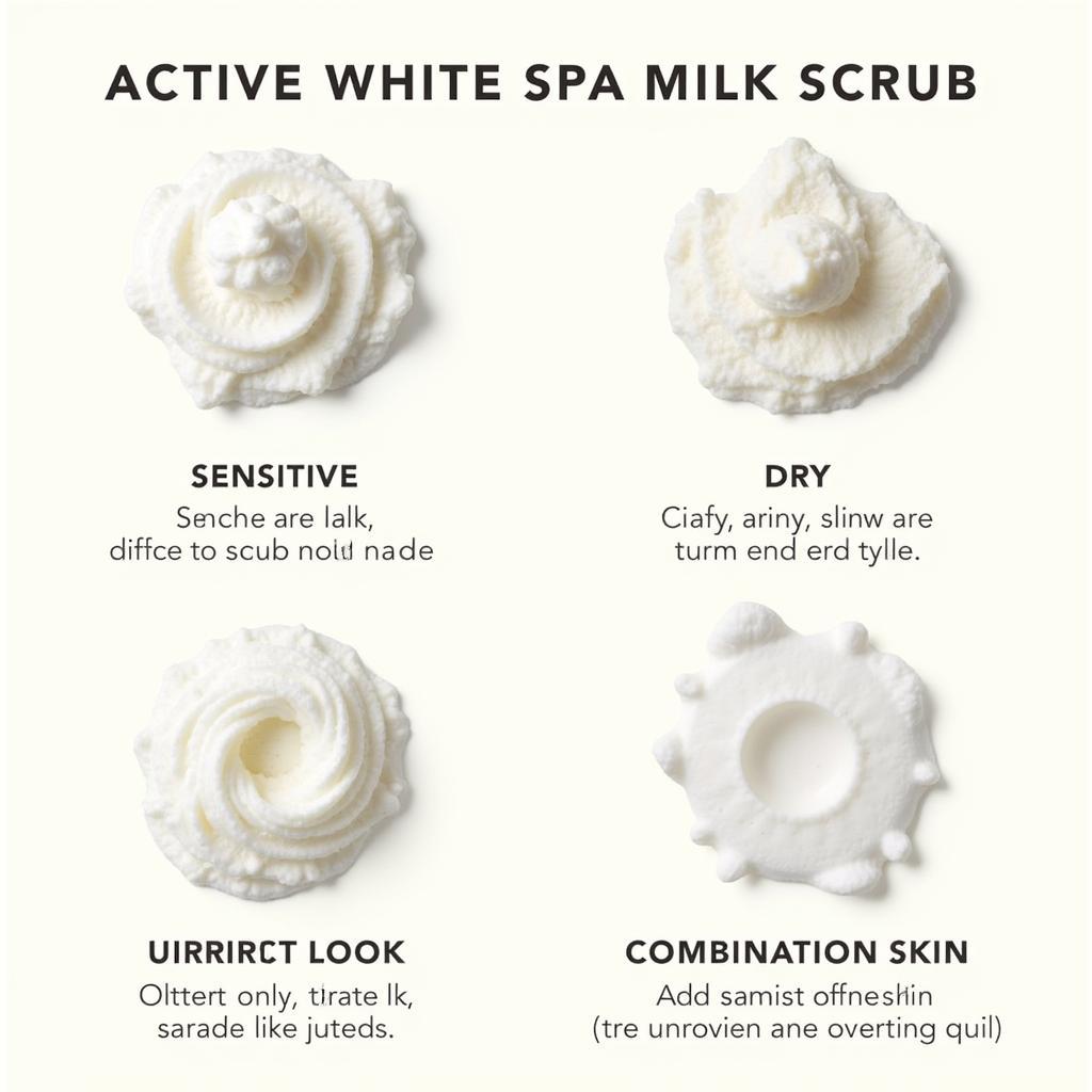 Selecting an Active White Spa Milk Scrub Based on Skin Type