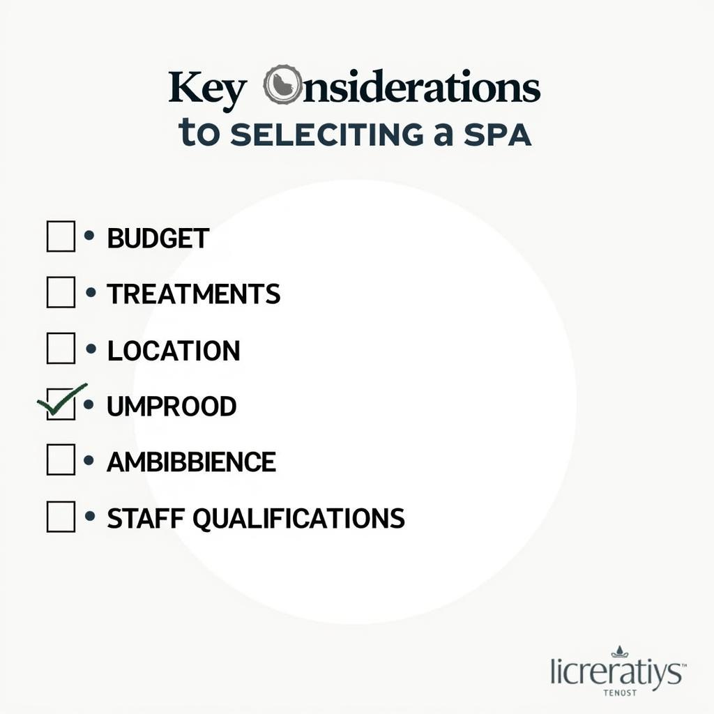 Factors to Consider When Choosing a Spa