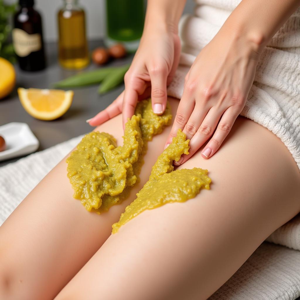 Exfoliating Olive Oil Body Scrub in Cochin