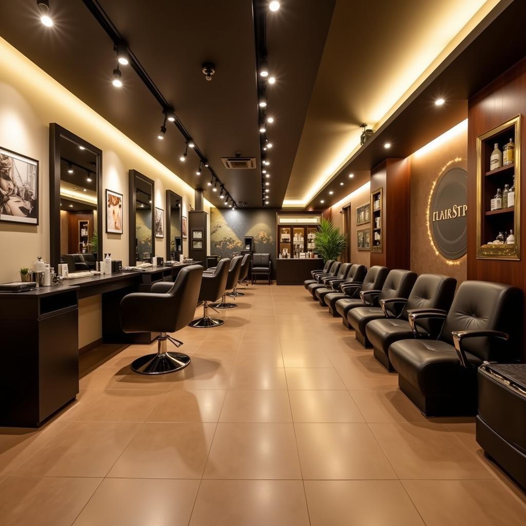 Modern Hair Spa Interior in Coimbatore