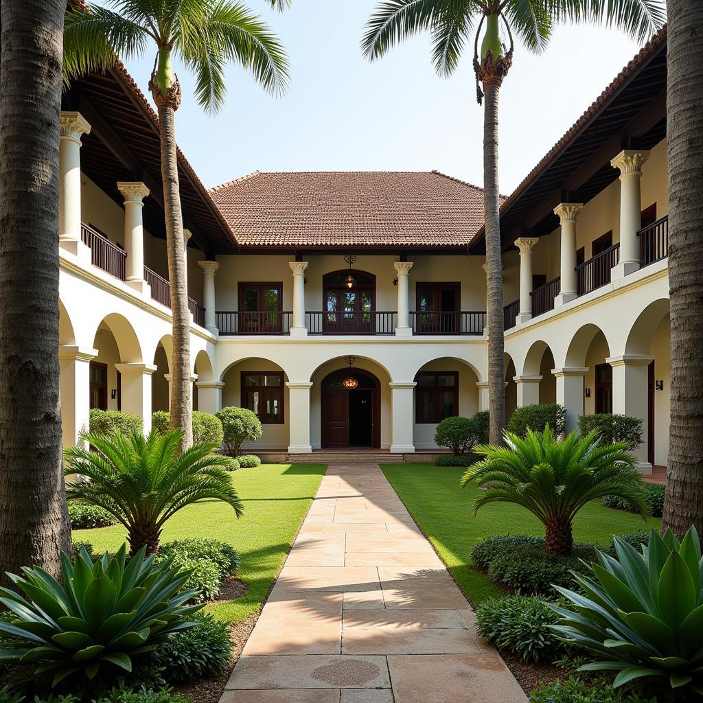 Luxurious Colonial Resort Spa Exterior