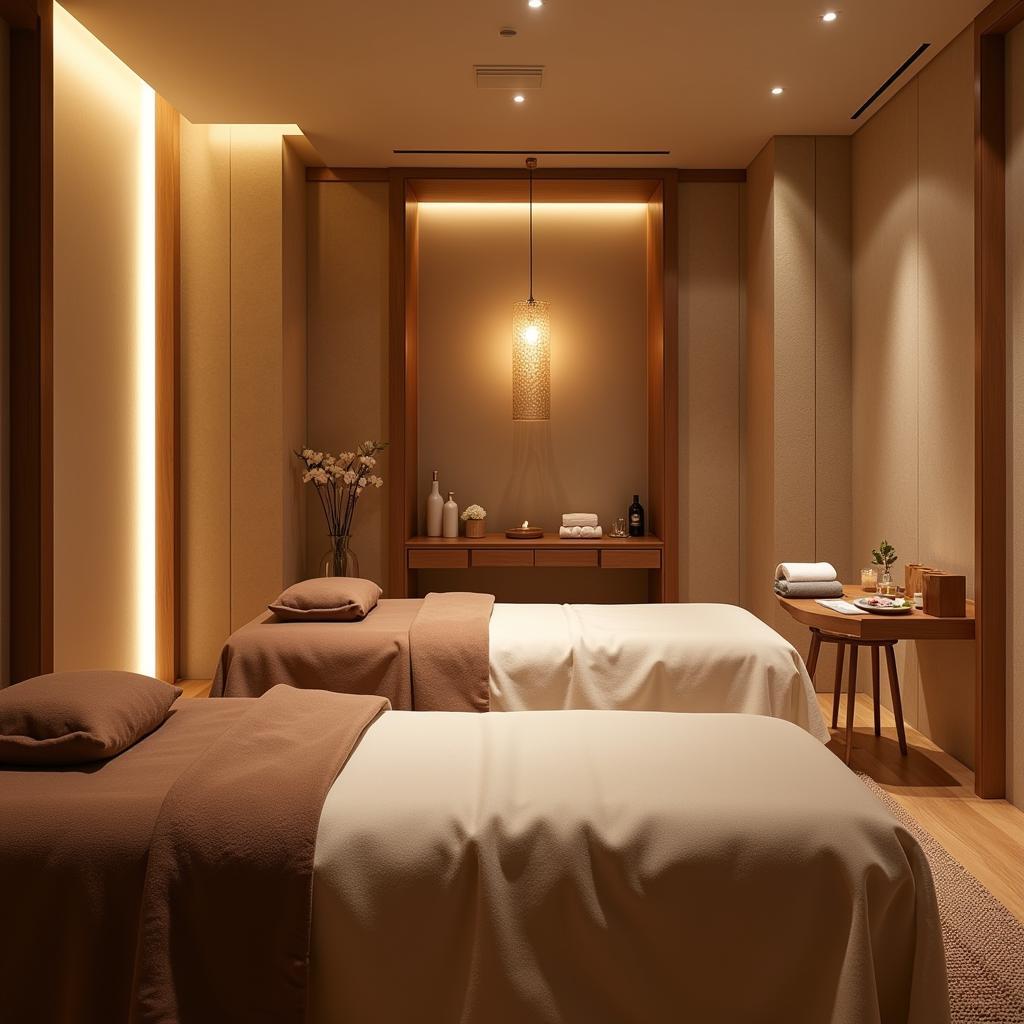 Relaxing Comelt Spa Treatment Room