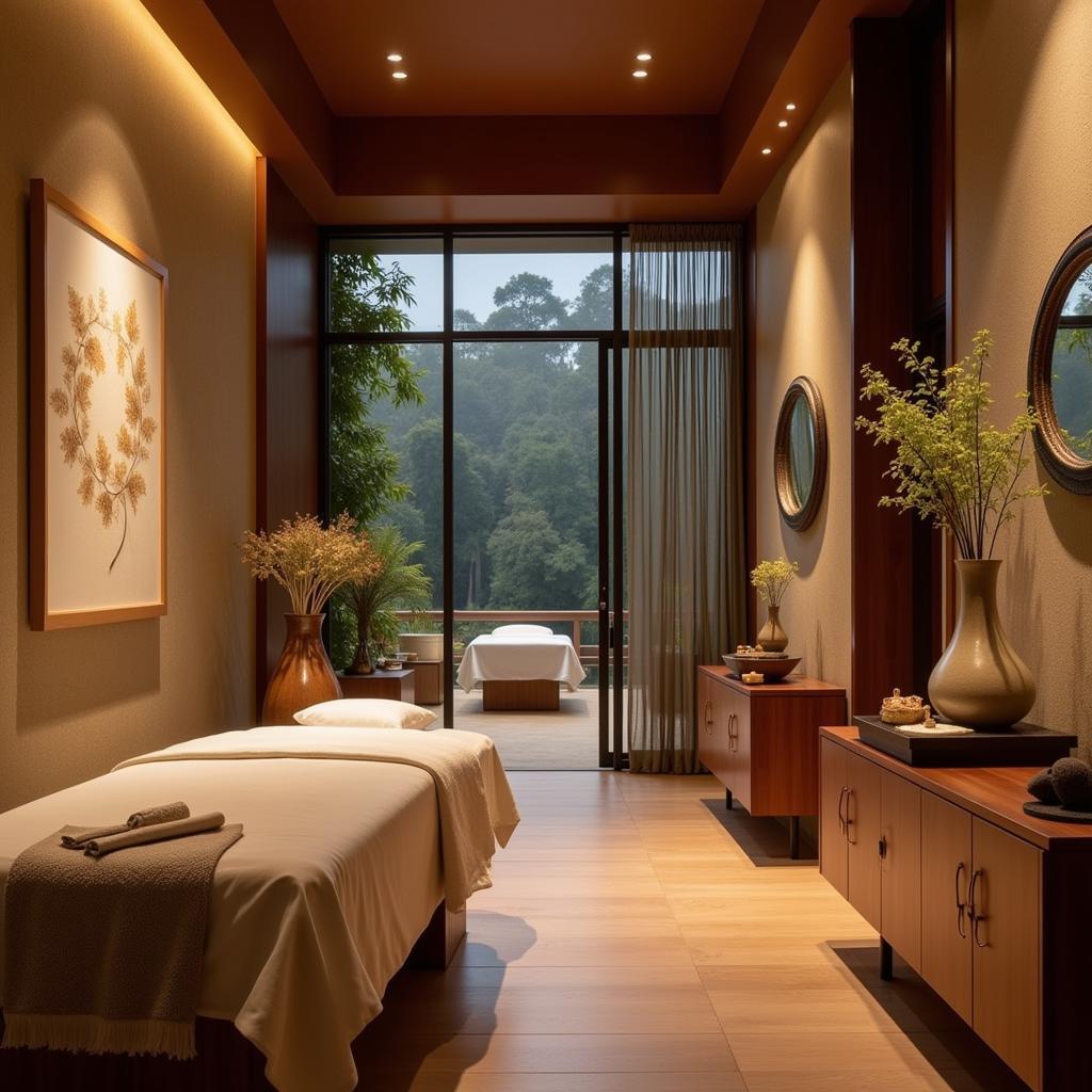 Luxurious Interior of a Commercial Spa in Ooty