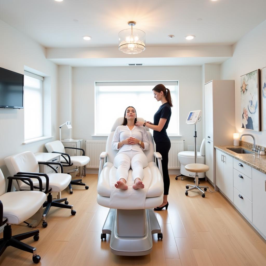 Cosmetic Spa Treatment Room