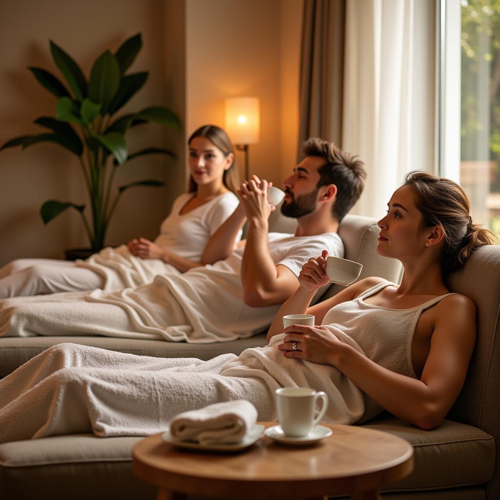 Couple Enjoying a Spa Day Near Ansal Mall Gurgaon