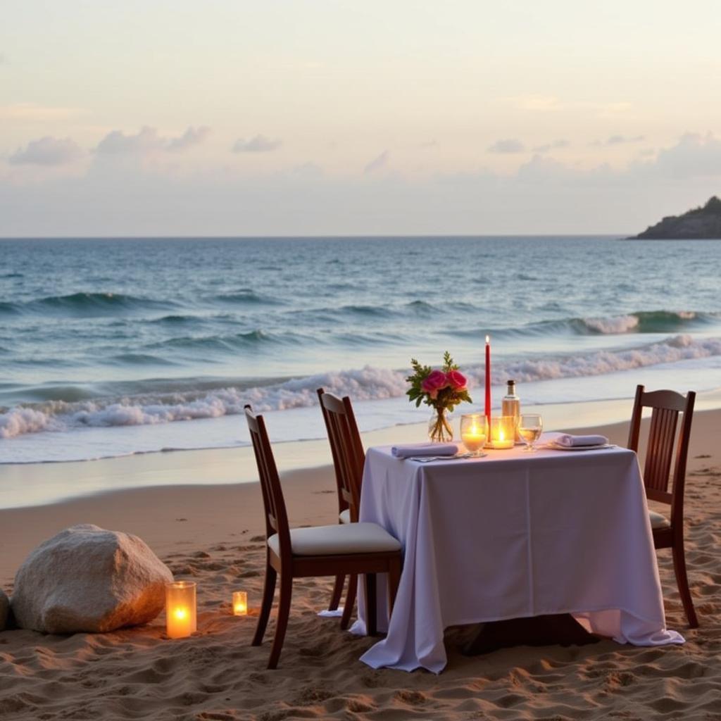 Beachfront Dining at Crimson Resort and Spa