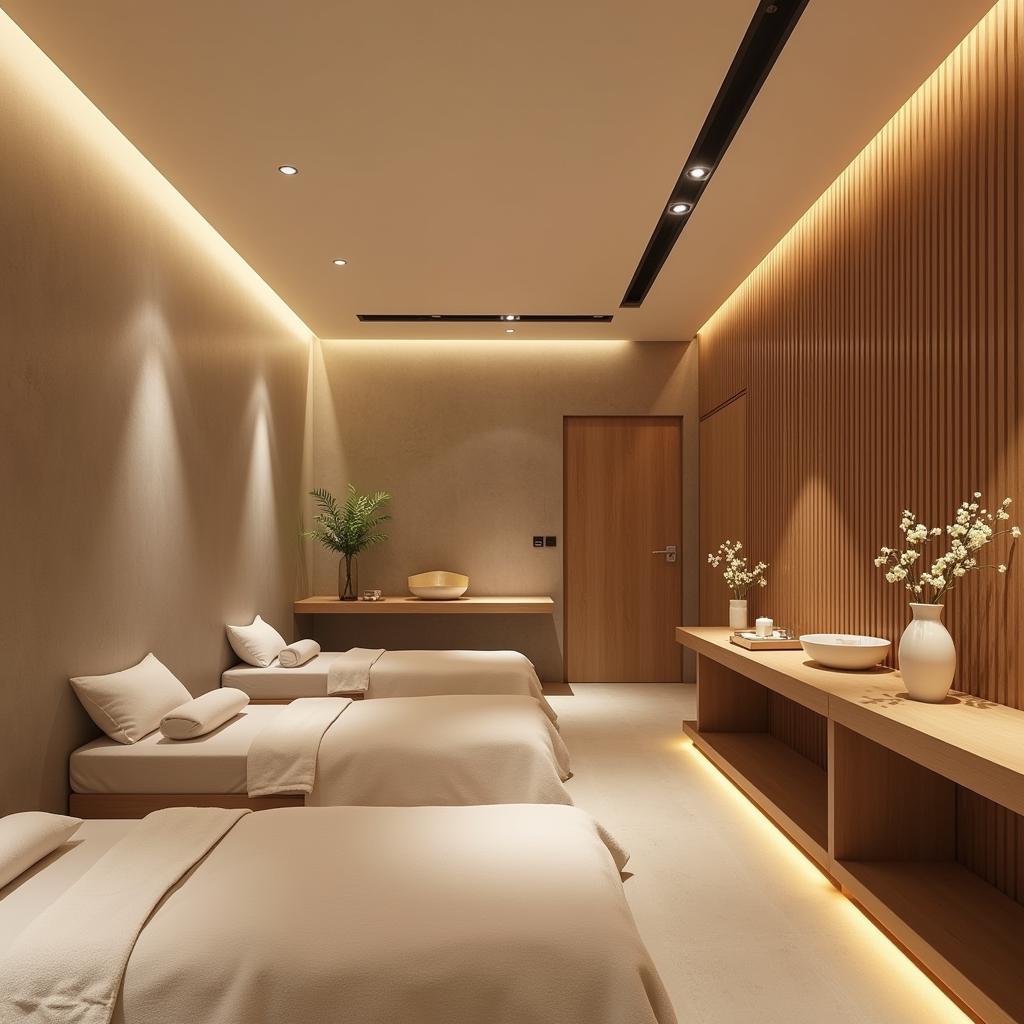 Serene Interior of Delite Spa Indiranagar