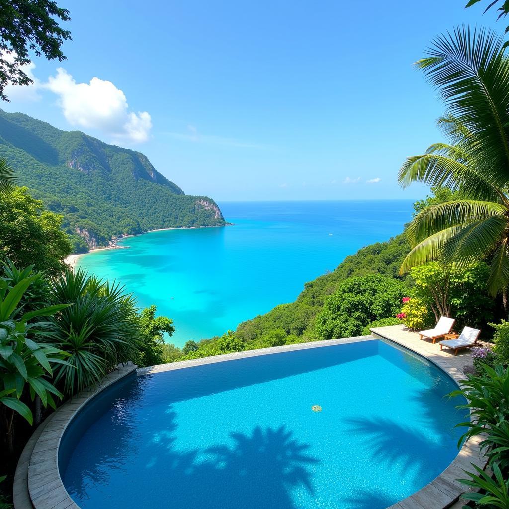 Infinity Pool at Diamond Cliff Resort