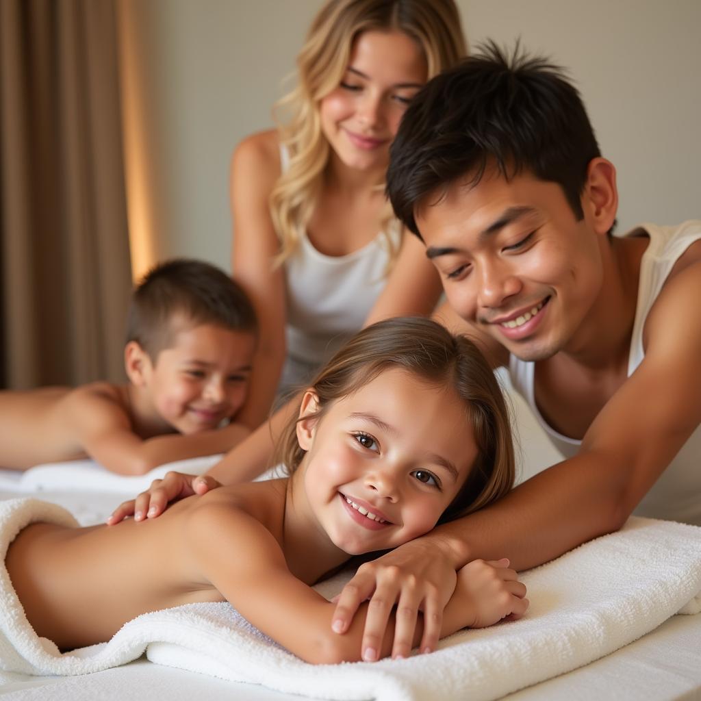 Family Massage at Diamond Family Spa Fort