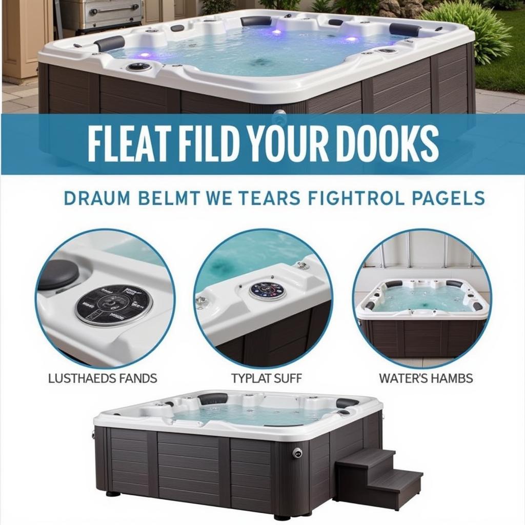 Different Aqua Spa Hot Tub Sizes and Features