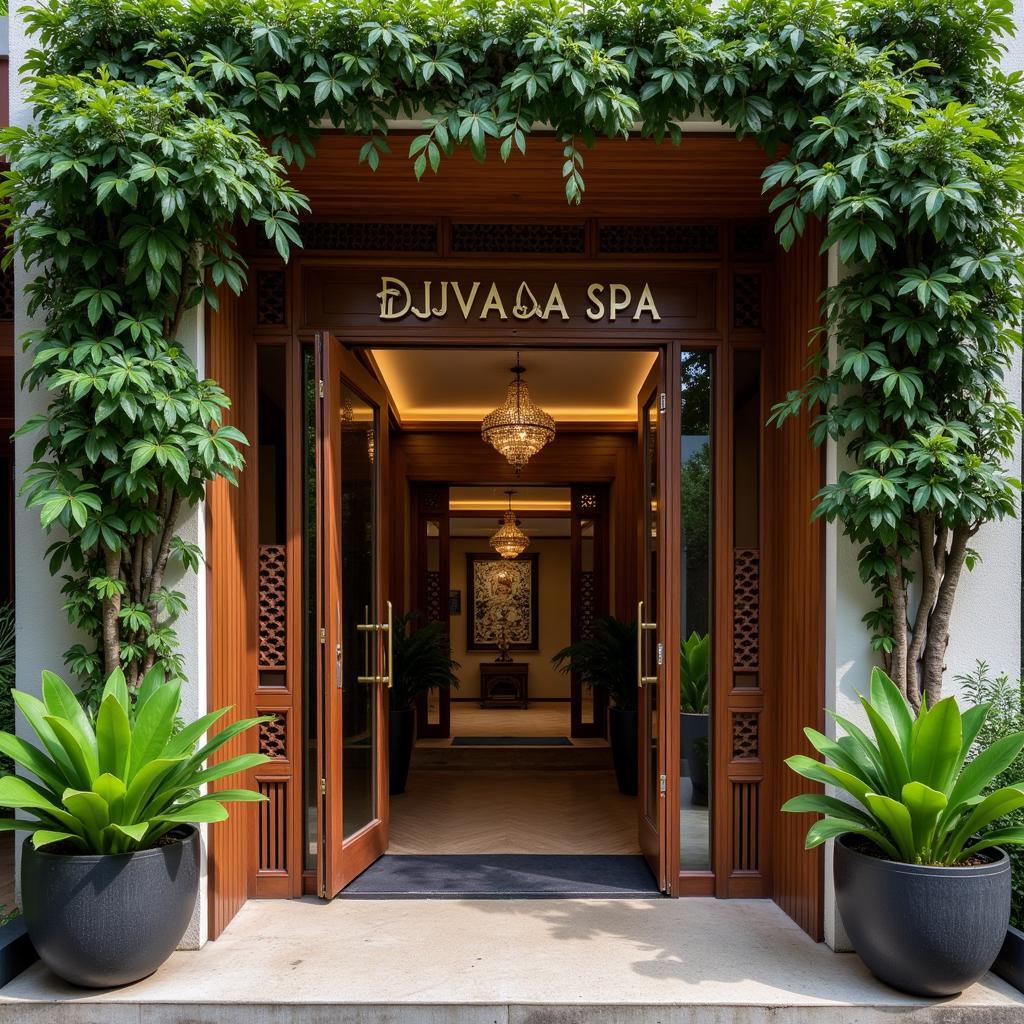 Divana Spa Entrance in Bangkok