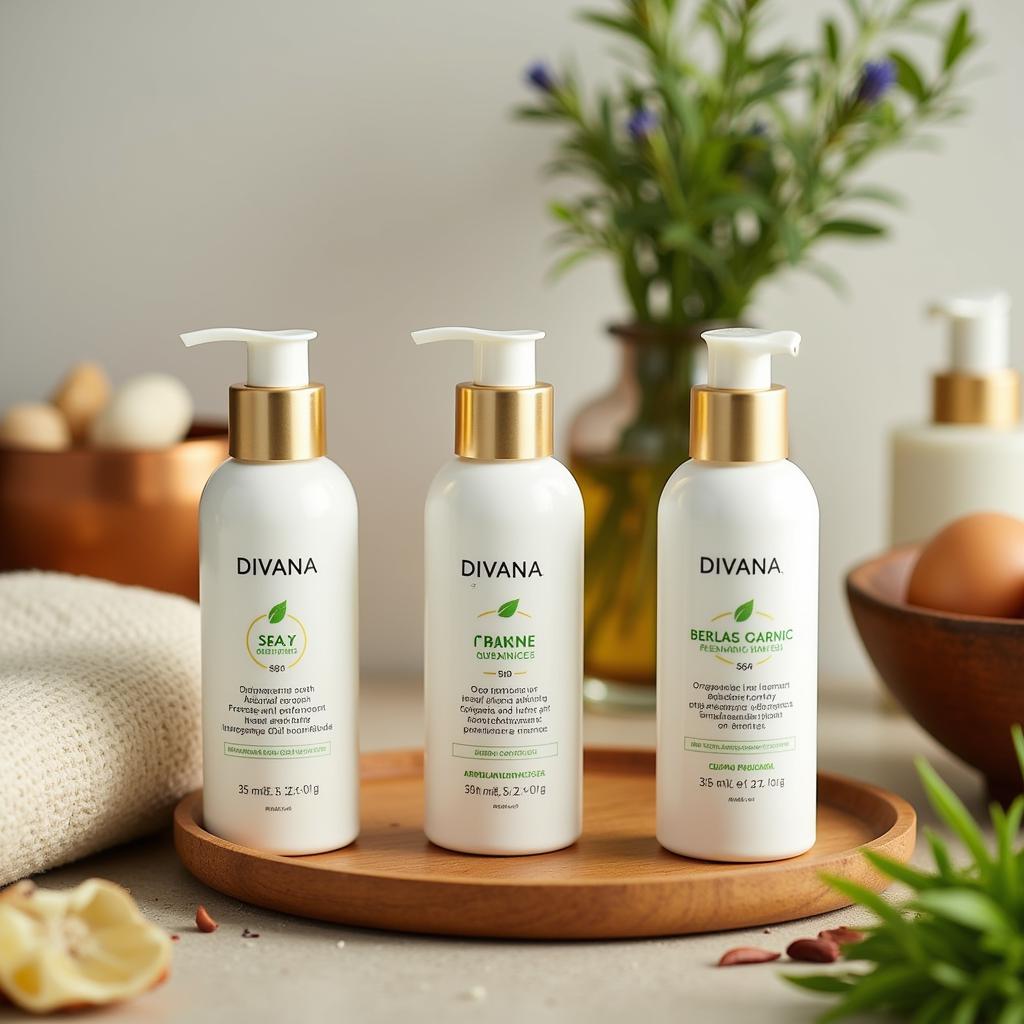 Divana Spa Products with Organic Ingredients