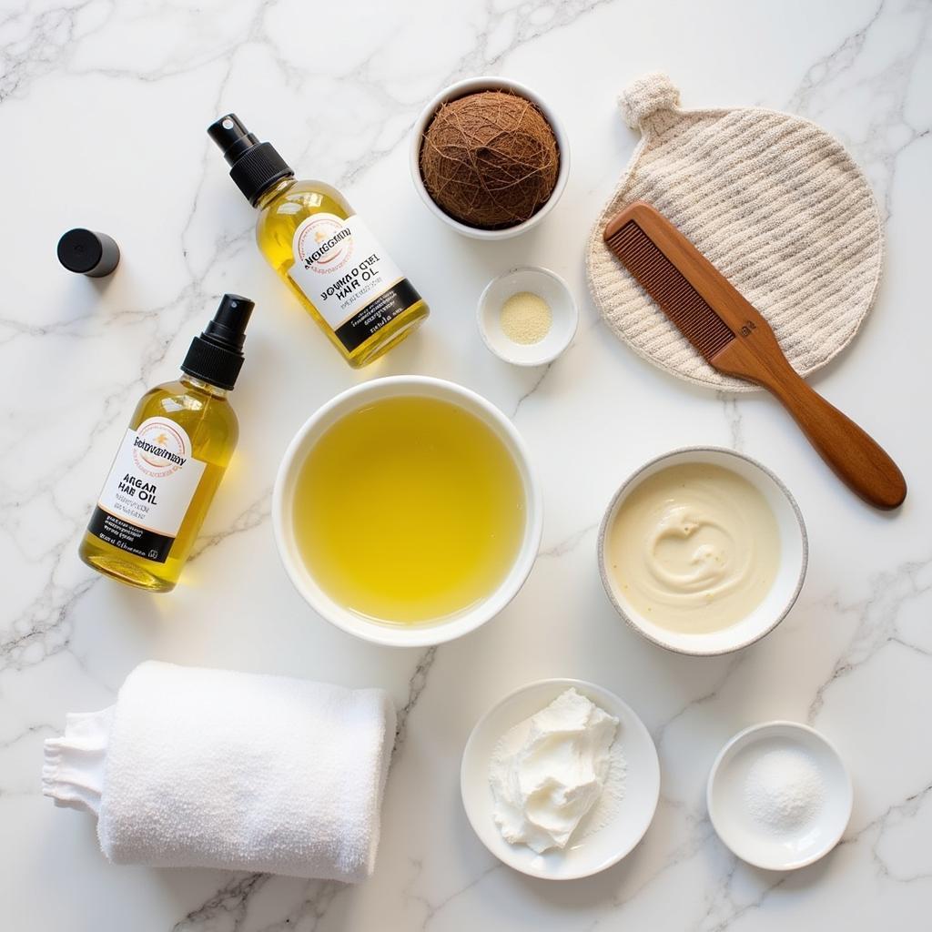 Essential Ingredients for a DIY Hair Spa