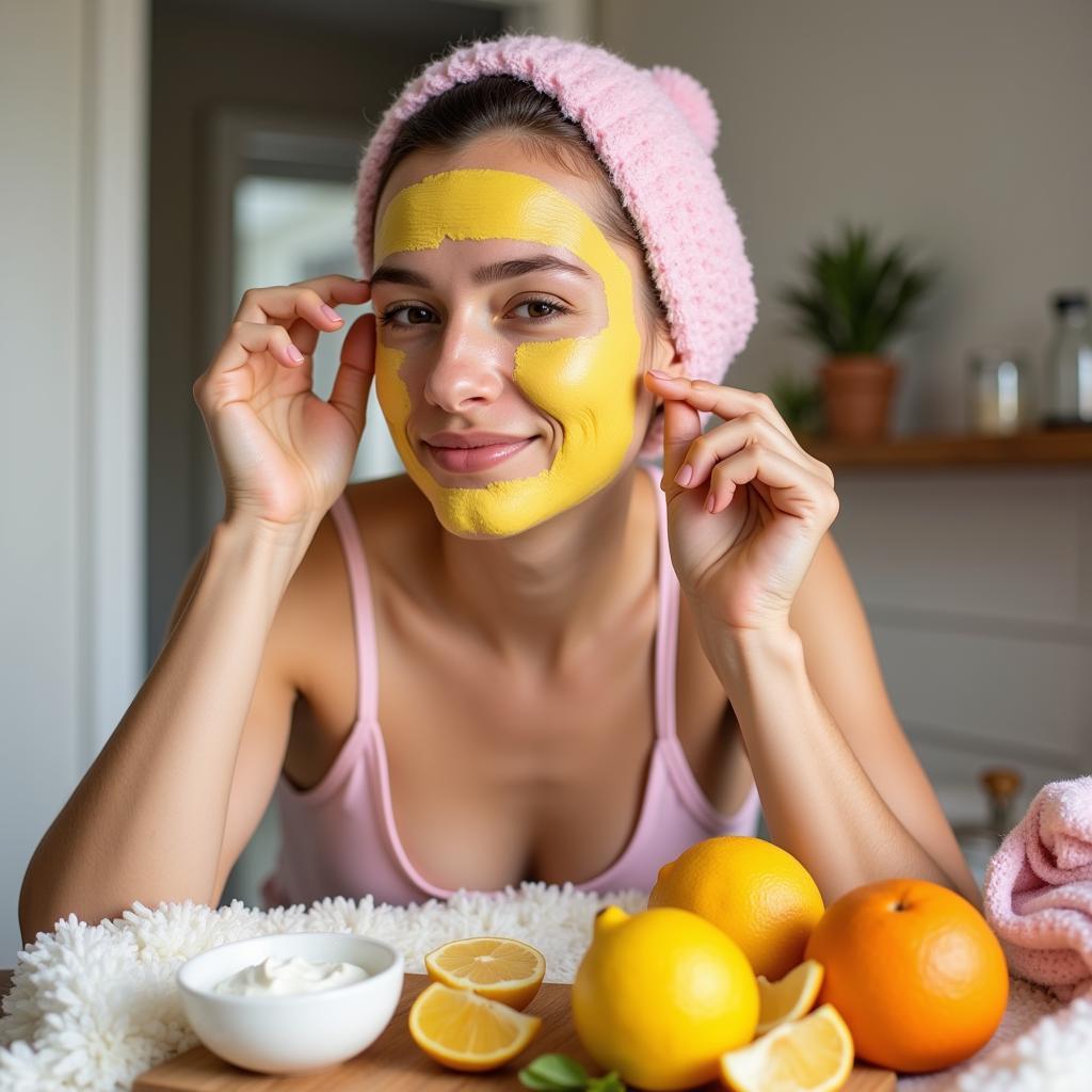 DIY Juegos Spa Face Mask