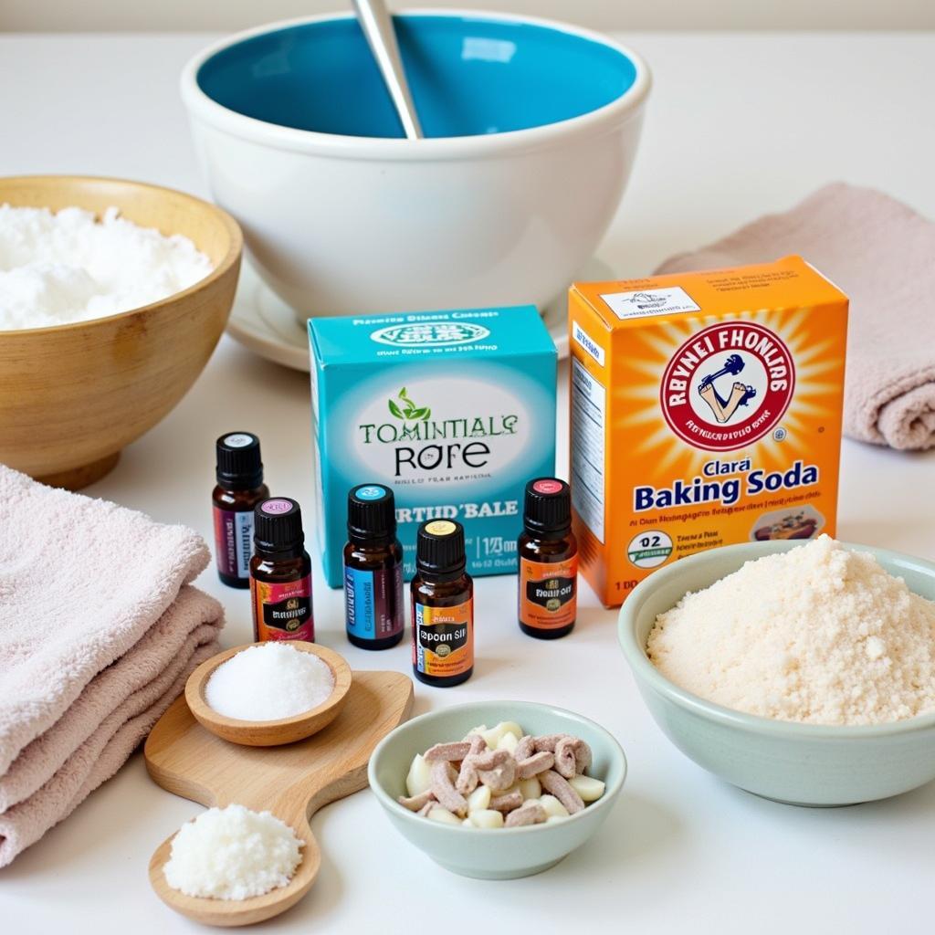 DIY Magical Foot Spa Ingredients