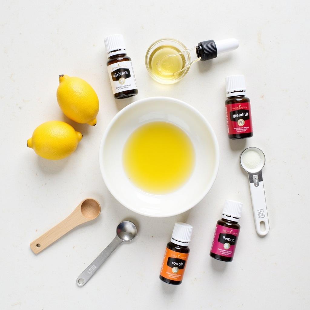 DIY Spa Essential Oil Blend Recipe with Citrus and Floral Notes