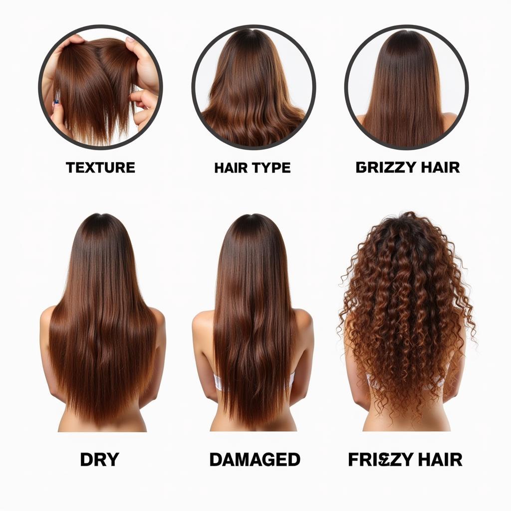 Different Hair Types: Dry, Damaged, and Frizzy