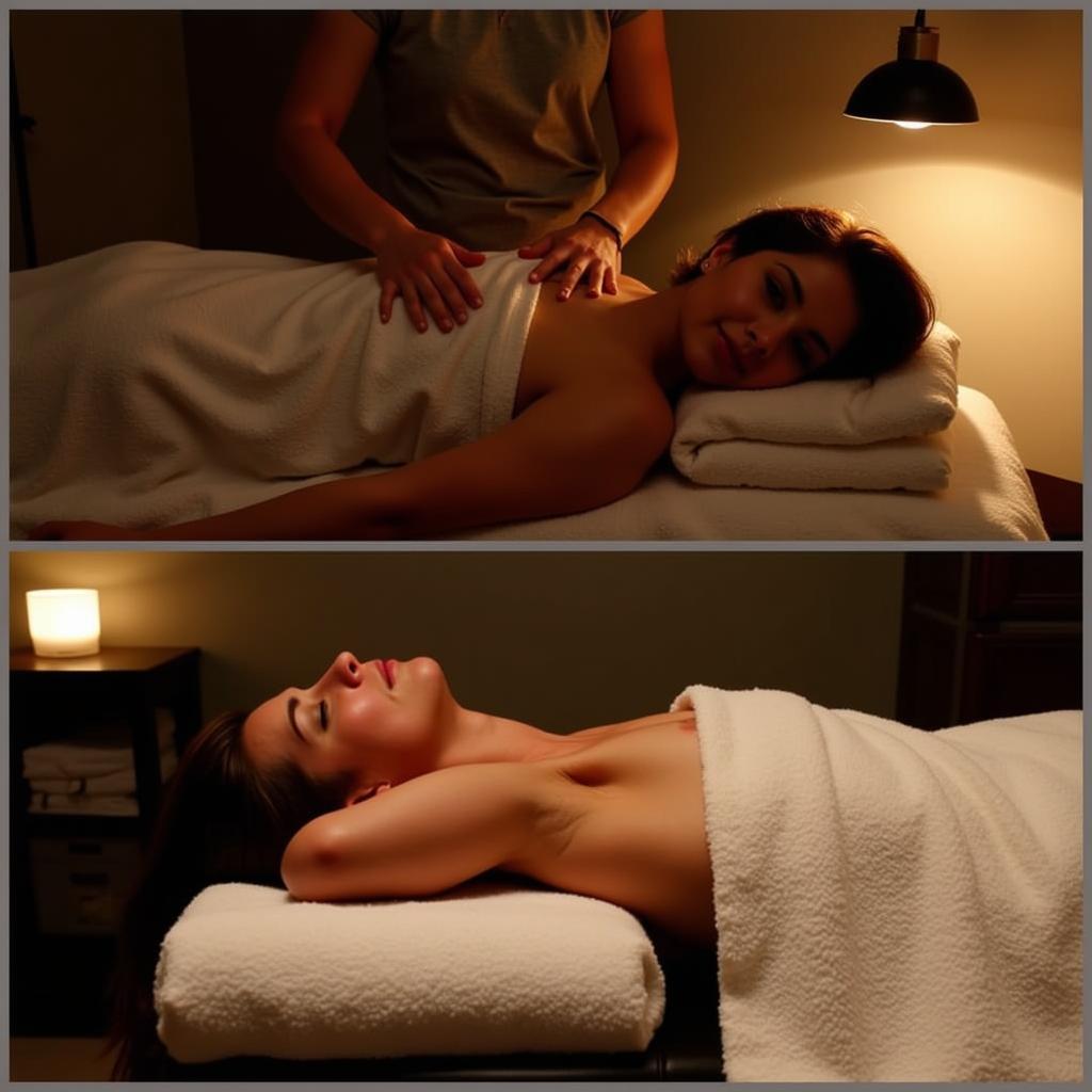 Dry Spa Treatments: Massage and Body Wrap