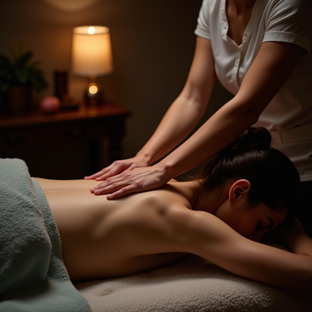 Relaxing Massage Therapy at Dwarka Mor Spa