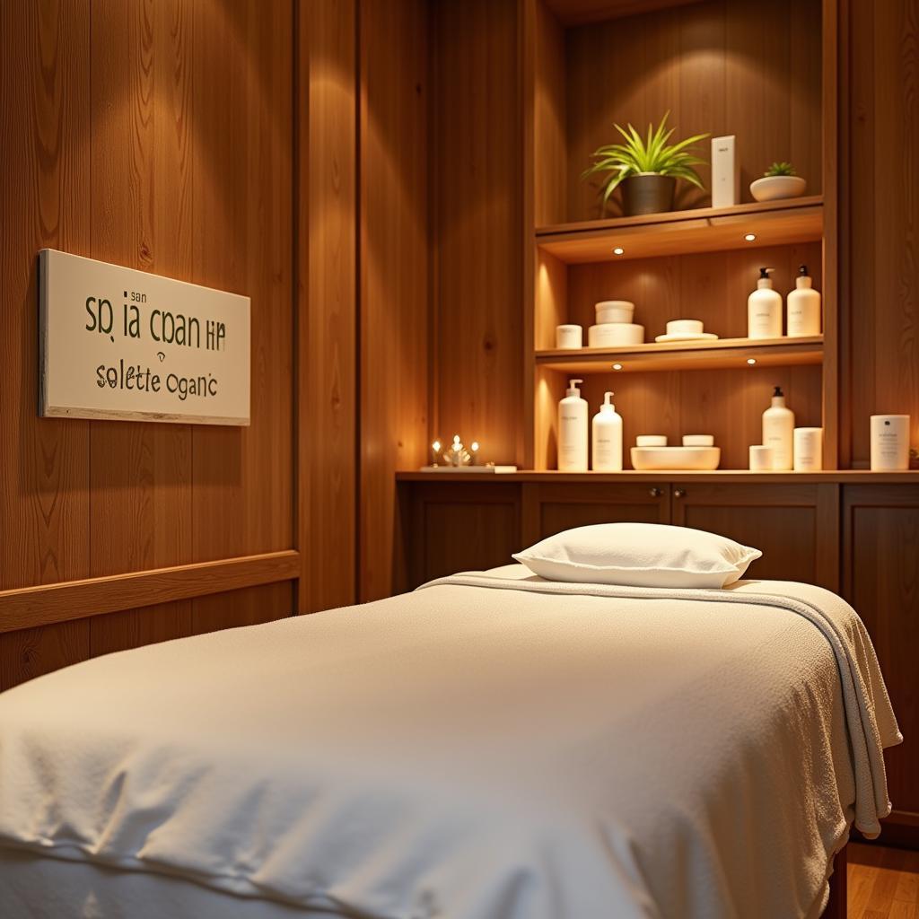 Eco-Friendly Spa Treatment Room