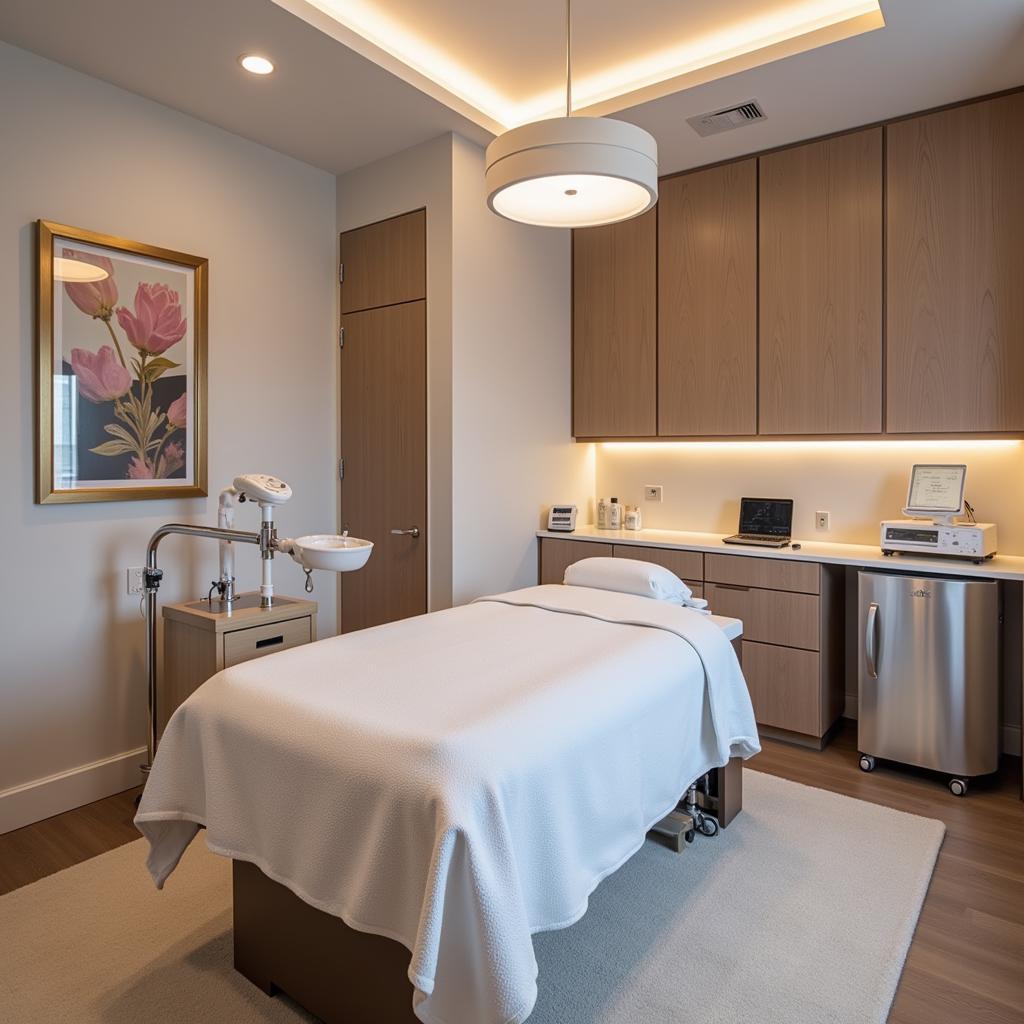 Modern Elite Medi Spa Treatment Room with Advanced Equipment