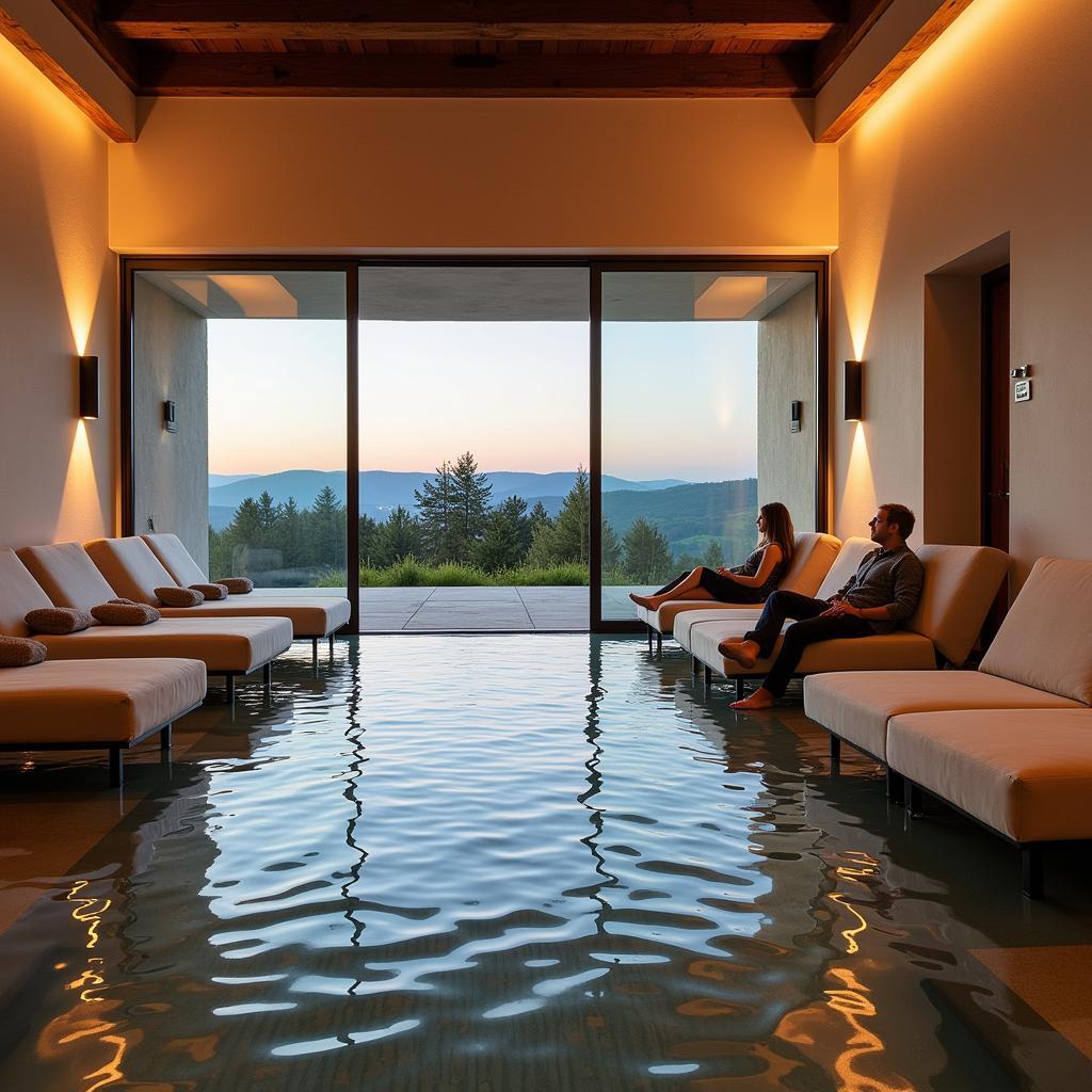 Relaxation Area at an Acque Spa in Empoli