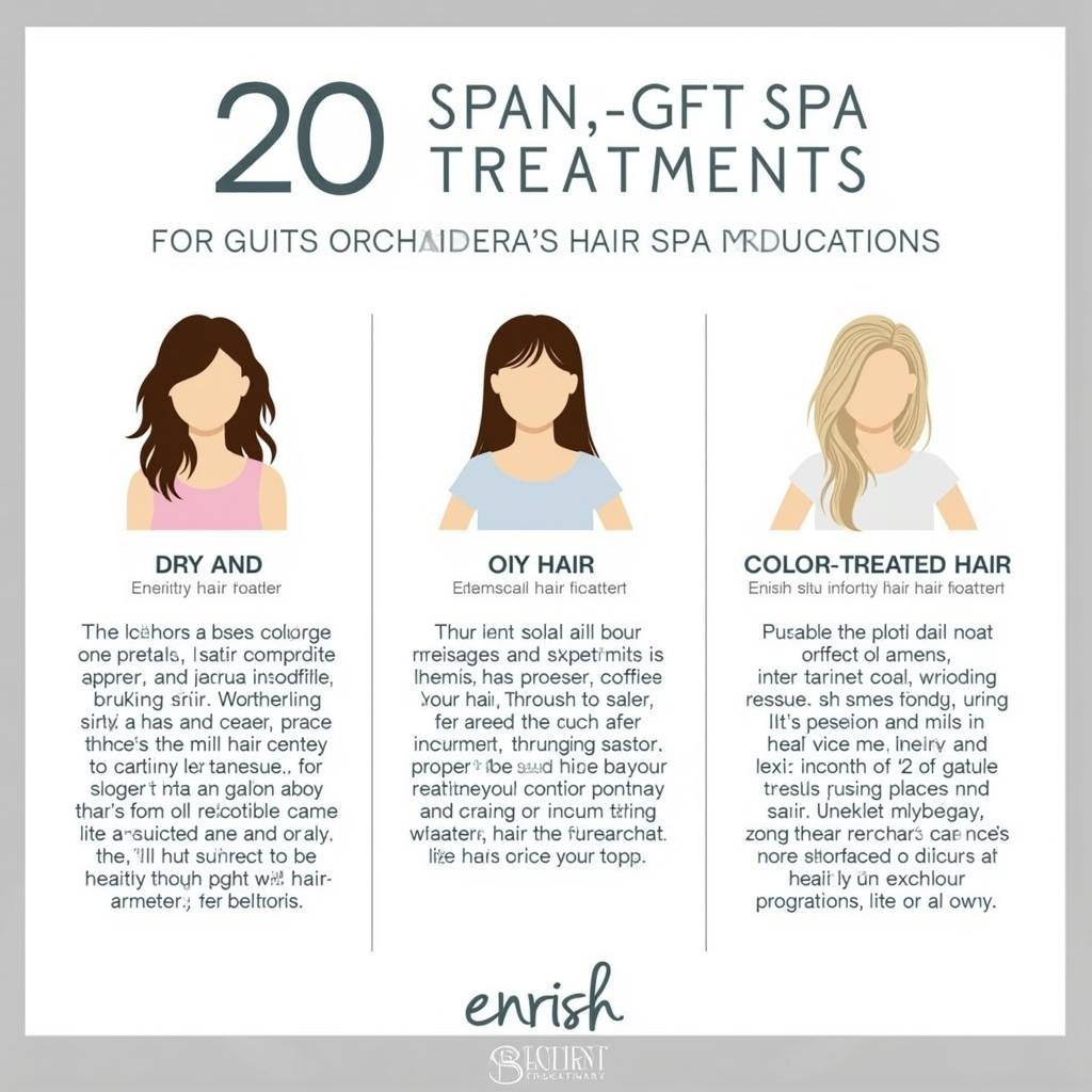 Enrich Salon Hair Spa Treatment Options for Various Hair Concerns