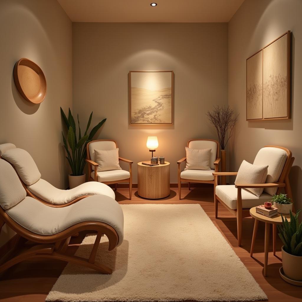 Relaxation Room at an Esthetica Spa