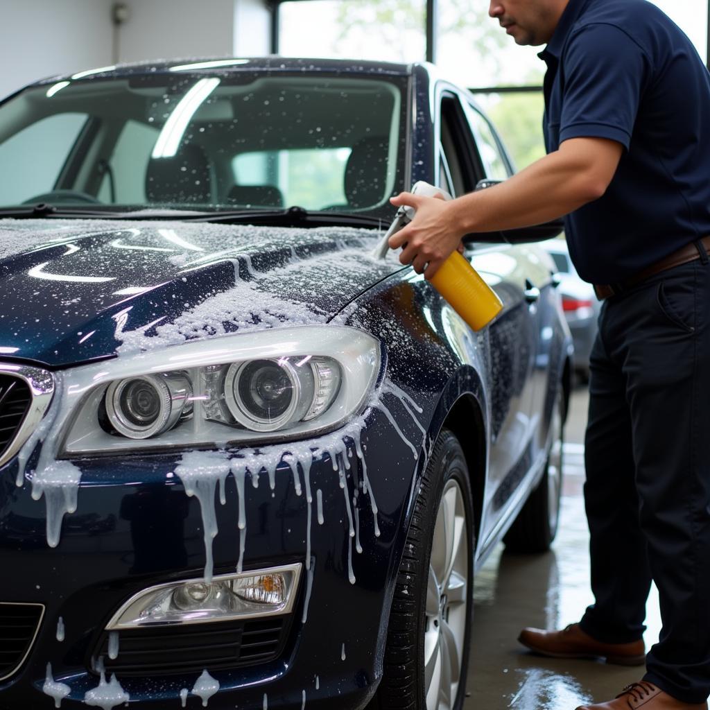 Exterior Car Wash at Surat Auto Spa