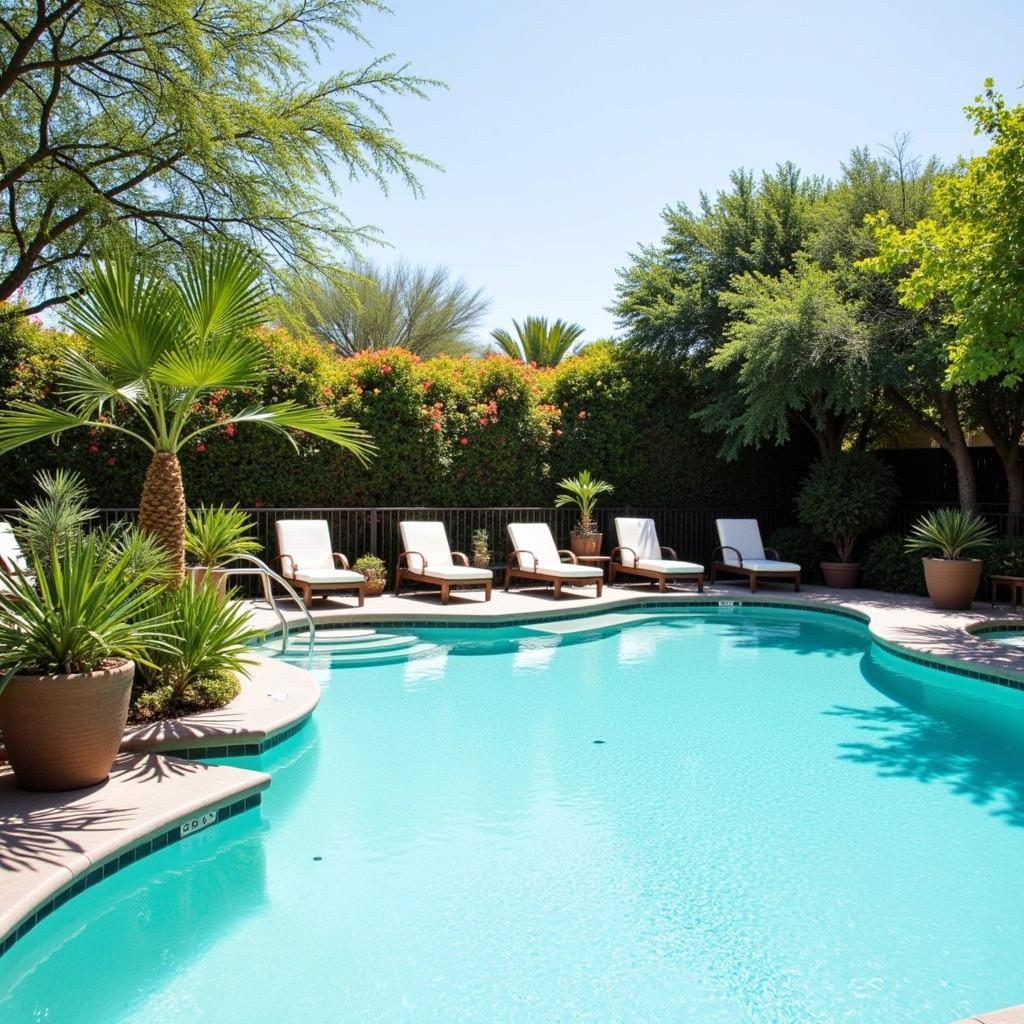 Serene Outdoor Pool at Fairmont Scottsdale Princess Spa